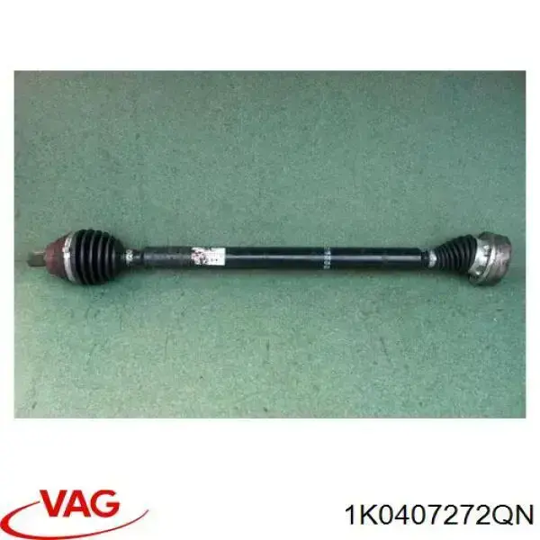 Do koszyka 1K0407272QN VAG Półoś napędowa przednia prawa