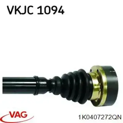 Półoś napędowa przednia prawa VAG 1K0407272QN cena, od 90,53 USD