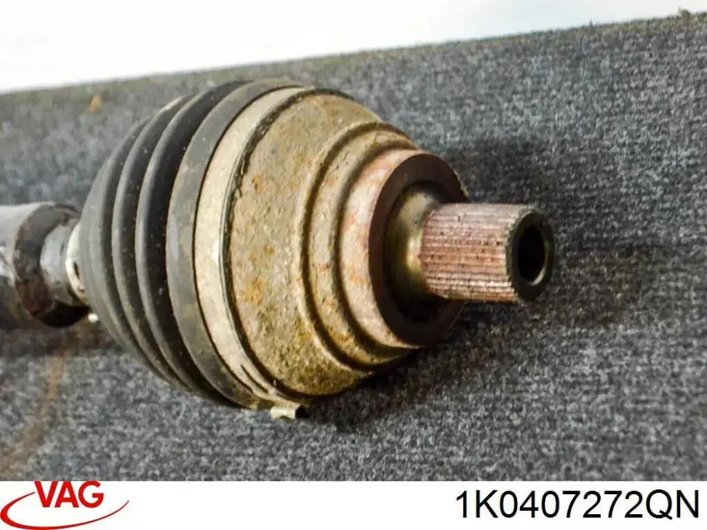 Półoś napędowa przednia prawa VAG 1K0407272QN