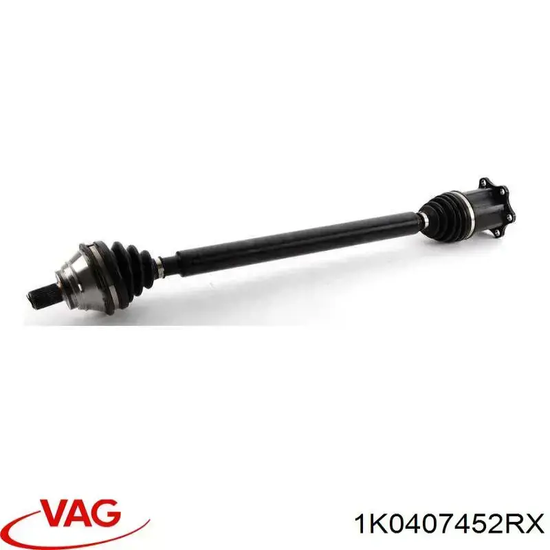 Półoś napędowa przednia prawa VAG 1K0407452RX cena, od 179,76 USD
