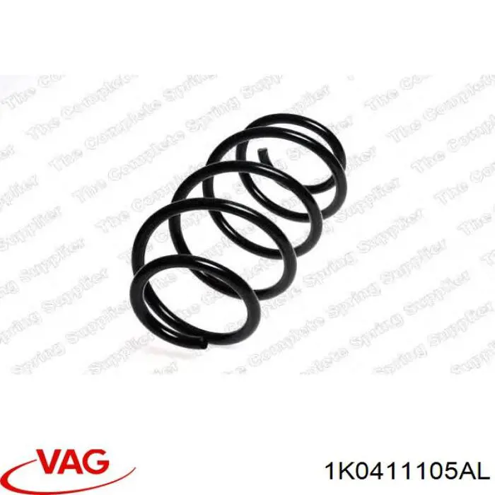 Sprężyna przednia VAG 1K0411105AL cena, od 39,13 USD