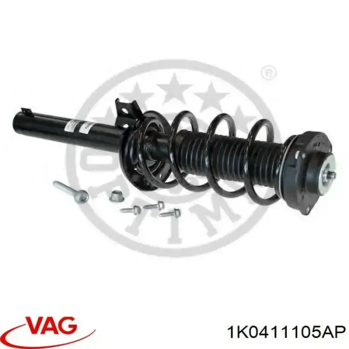 Do koszyka 1K0411105AP VAG Sprężyna przednia