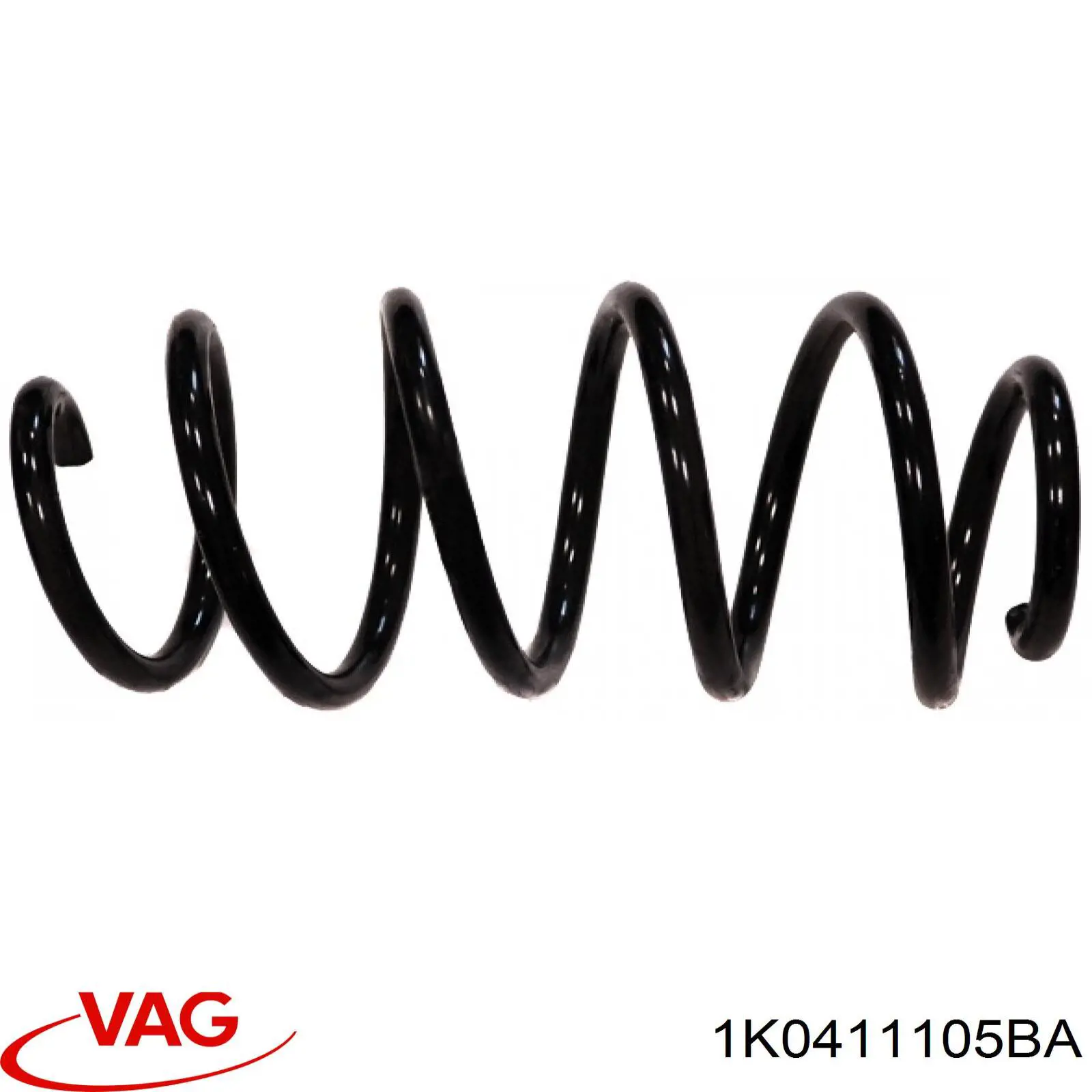 Sprężyna przednia VAG 1K0411105BA cena, od 31,35 USD