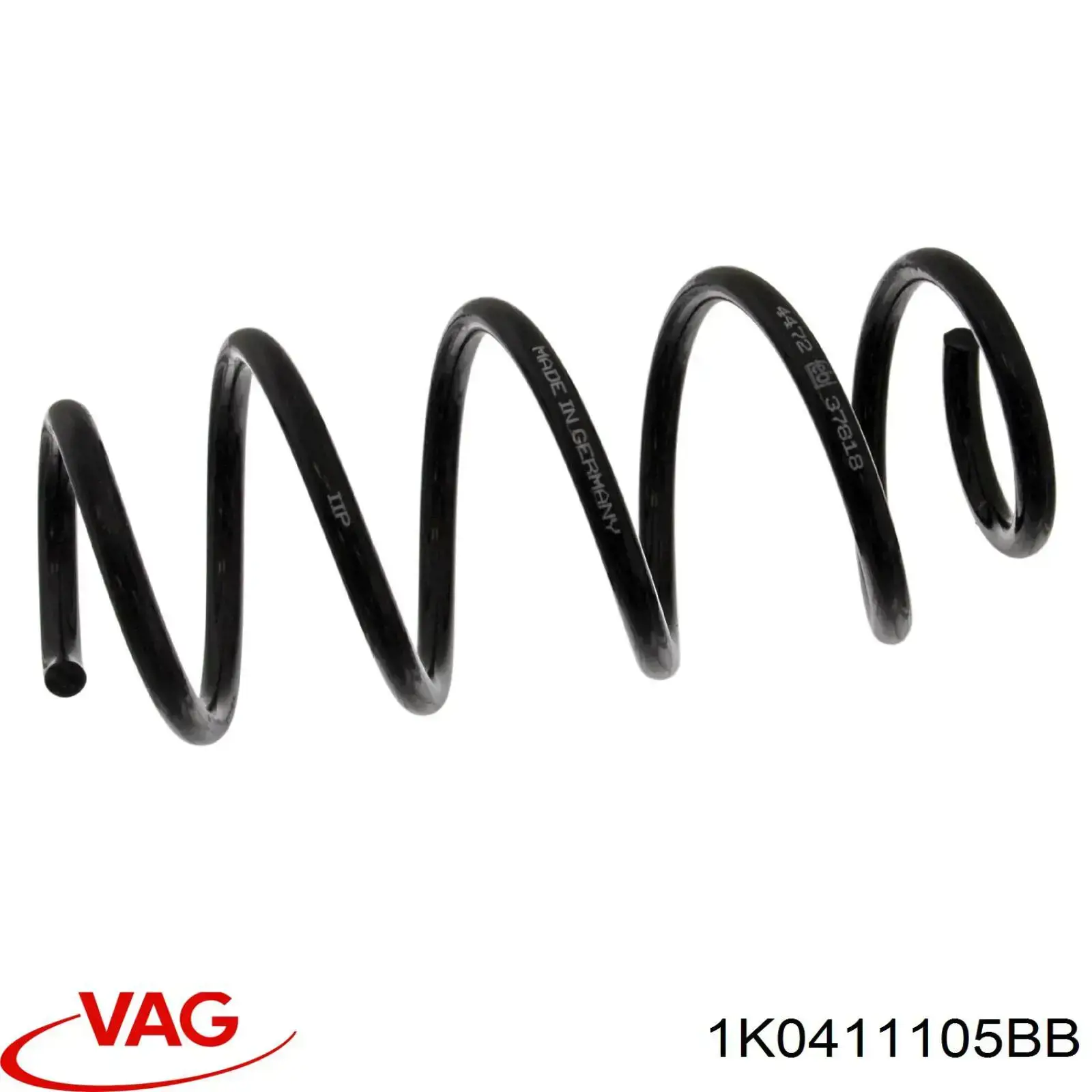 Do koszyka 1K0411105BB VAG Sprężyna przednia