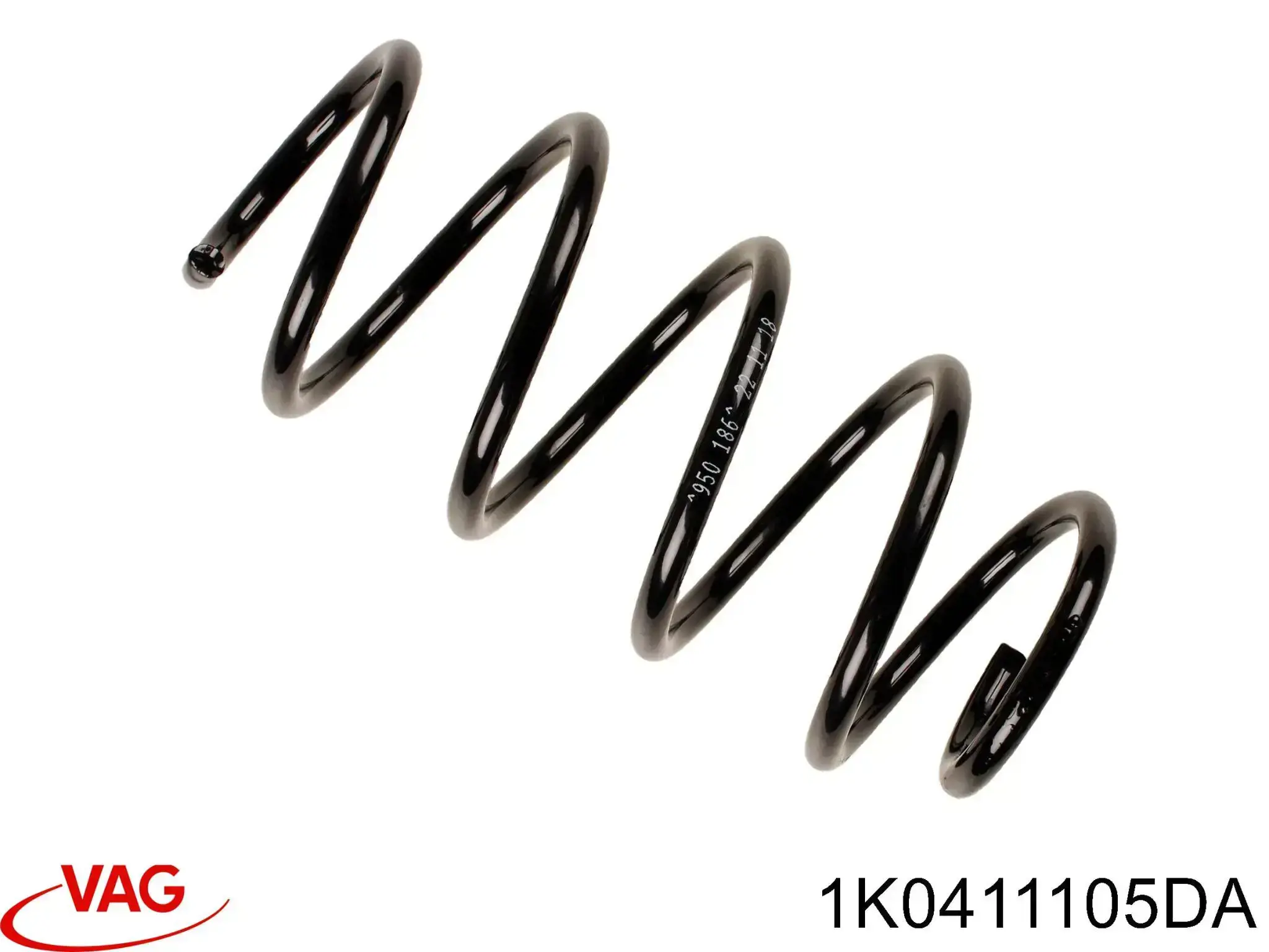 Sprężyna przednia VAG 1K0411105DA cena, od 51,01 USD
