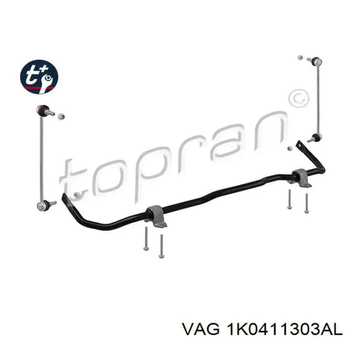 Stabilizator przedni 1K0411303AL VAG