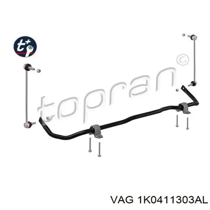 1K0411303AL VAG Stabilizator przedni