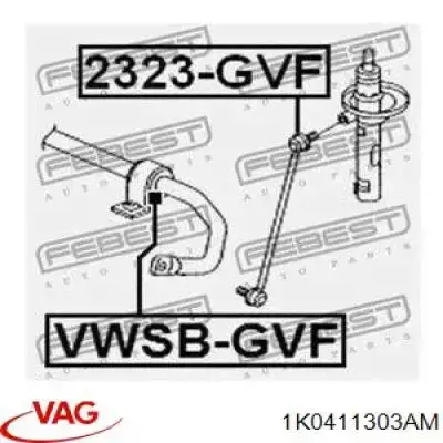 Do koszyka 1K0411303AM VAG Stabilizator przedni
