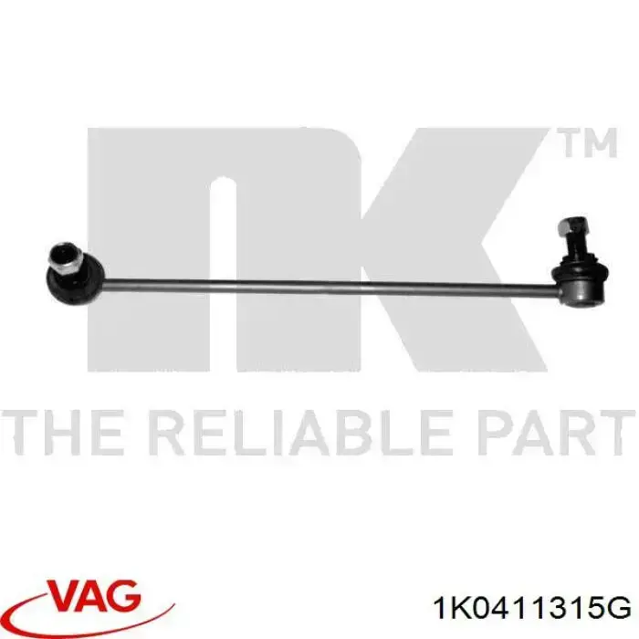 Do koszyka 1K0411315G VAG Łącznik stabilizatora przedniego