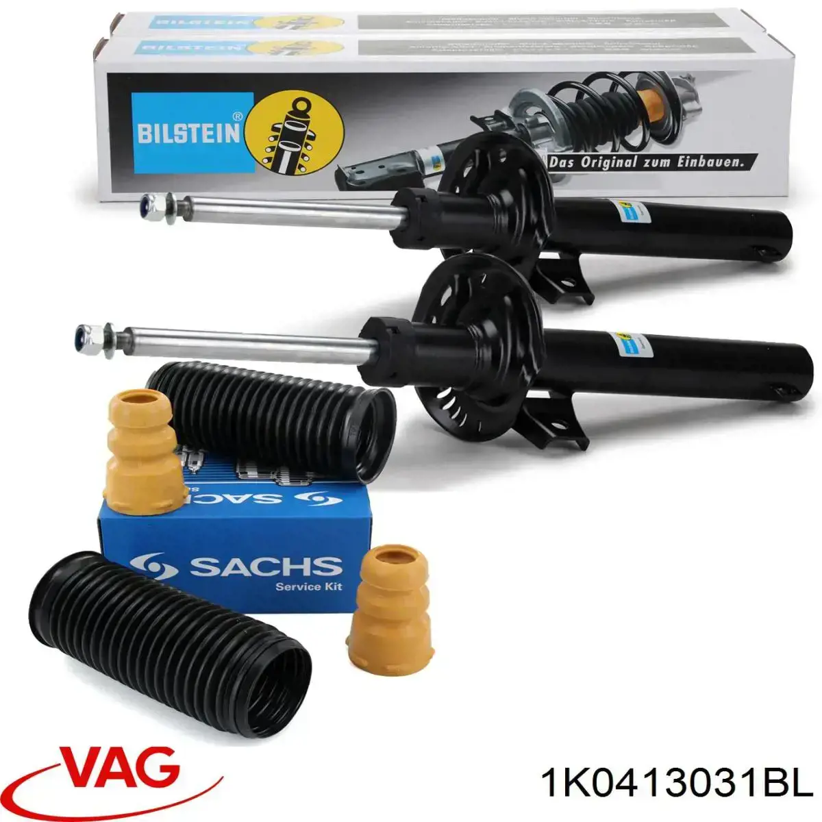 Amortyzator przedni VAG 1K0413031BL cena, od 47,02 USD
