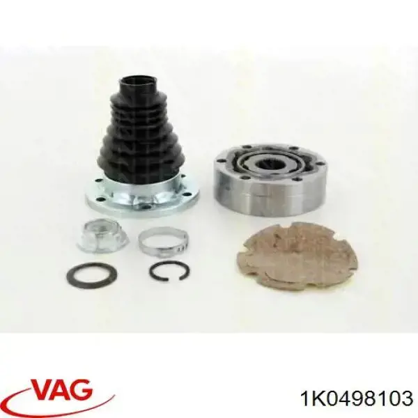 Przegub homokinetyczny wewnętrzny przedni lewy VAG 1K0498103 cena, od 41,21 USD