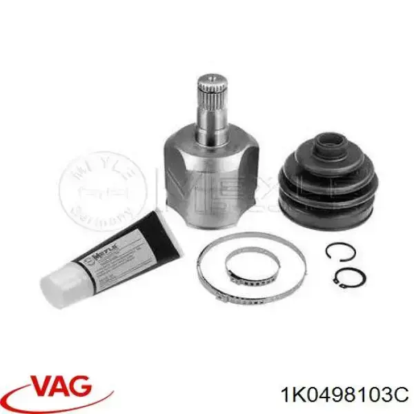 Do koszyka 1K0498103C VAG Przegub homokinetyczny przedni wewnętrzny