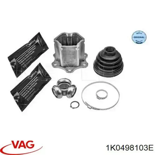 Do koszyka 1K0498103E VAG Przegub homokinetyczny przedni wewnętrzny
