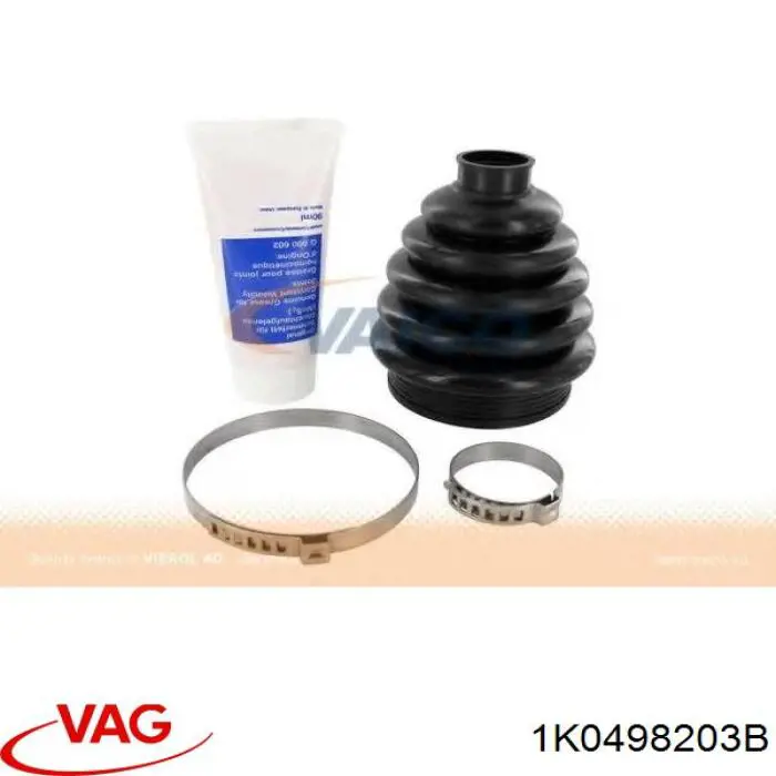 Osłona przegubu homokinetycznego półosi przedniej zewnętrzna VAG 1K0498203B cena, od 27,25 USD