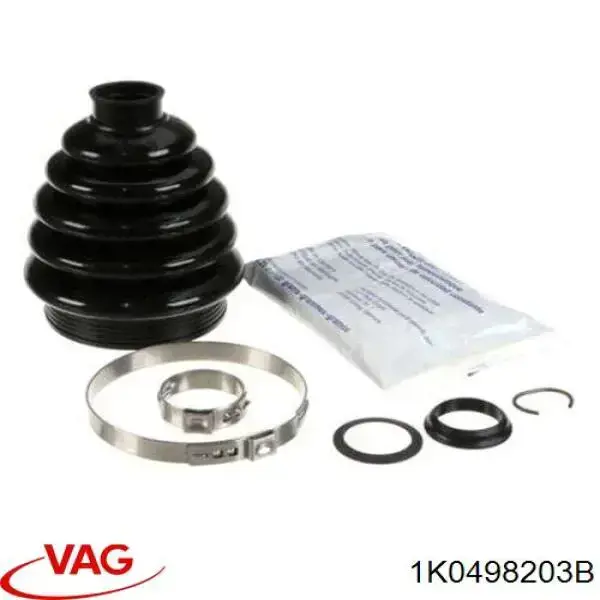 1K0498203B VAG Osłona przegubu homokinetycznego półosi przedniej zewnętrzna