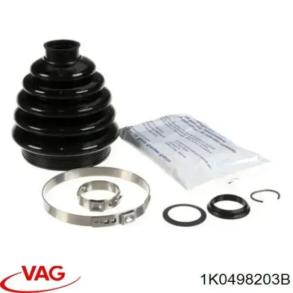 Osłona przegubu homokinetycznego półosi przedniej zewnętrzna VAG 1K0498203B cena, od 27,25 USD