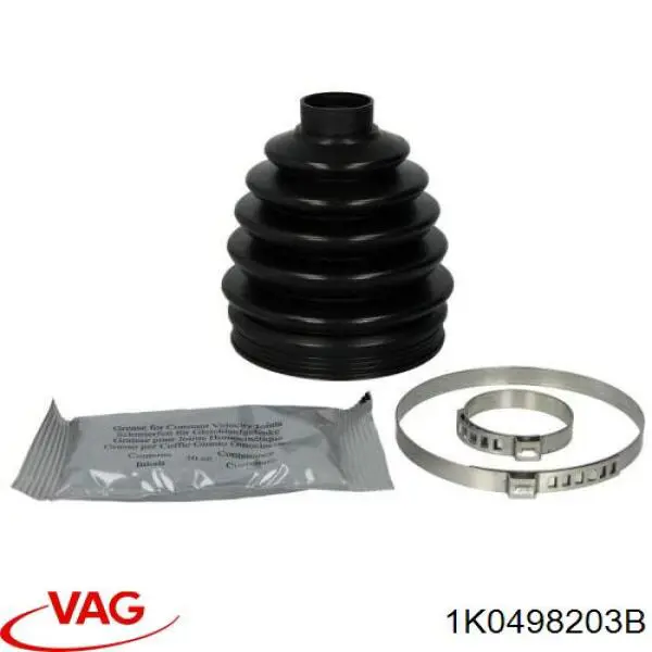 Do koszyka 1K0498203B VAG Osłona przegubu homokinetycznego półosi przedniej zewnętrzna