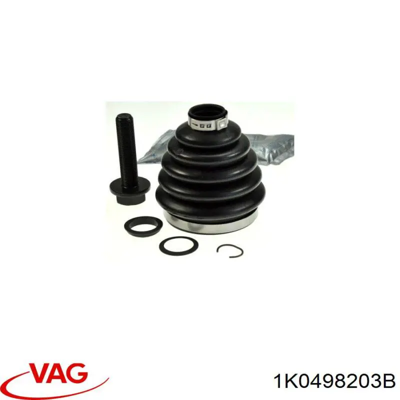 Do koszyka 1K0498203B VAG Osłona przegubu homokinetycznego półosi przedniej zewnętrzna