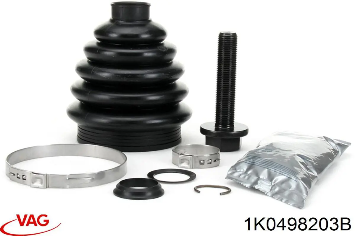 Osłona przegubu homokinetycznego półosi przedniej zewnętrzna VAG 1K0498203B