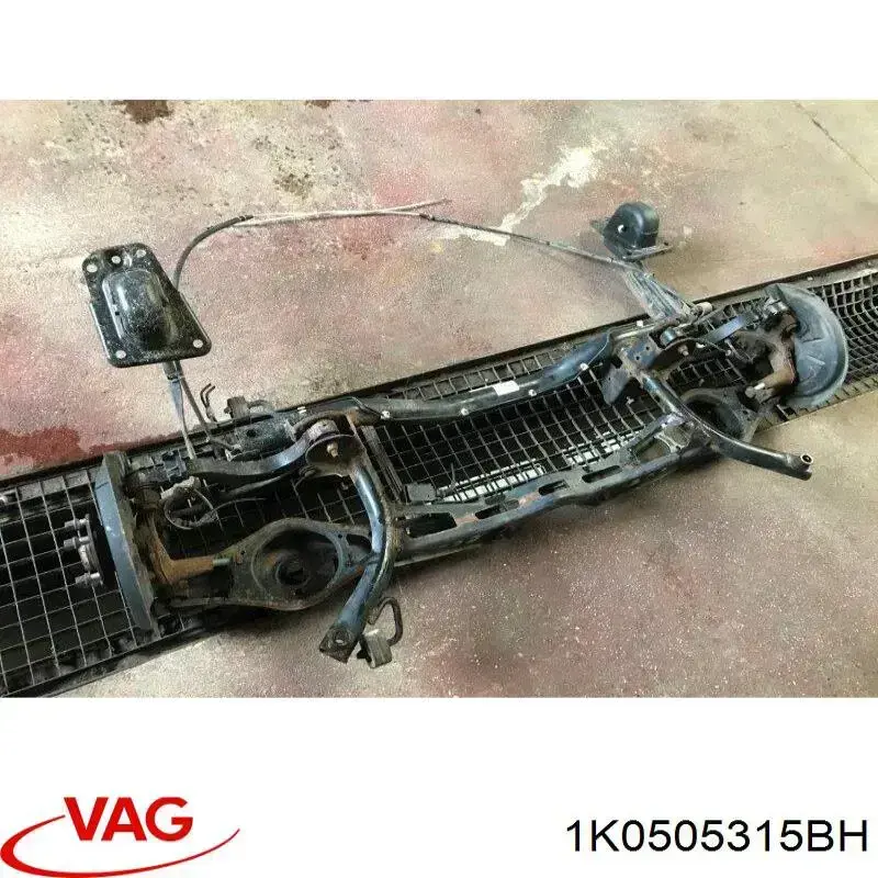 Do koszyka 1K0505315BH VAG Korpus osi tylnej