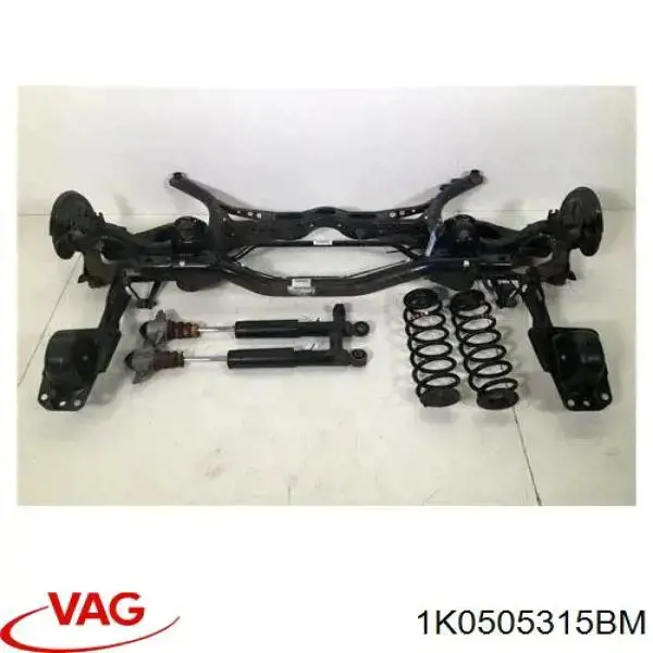 Do koszyka 1K0505315BM VAG Korpus osi tylnej