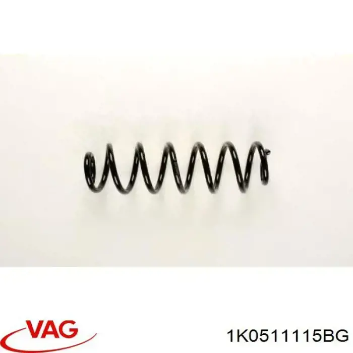 Sprężyna tylna VAG 1K0511115BG cena, od 26,39 USD
