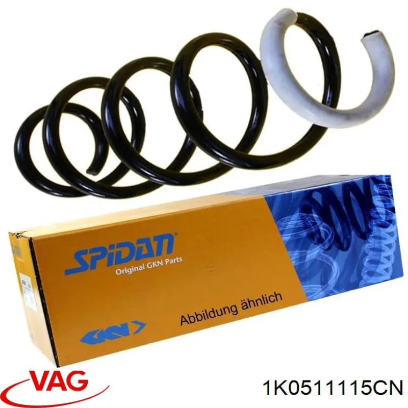 Sprężyna tylna VAG 1K0511115CN cena, od 27,23 USD