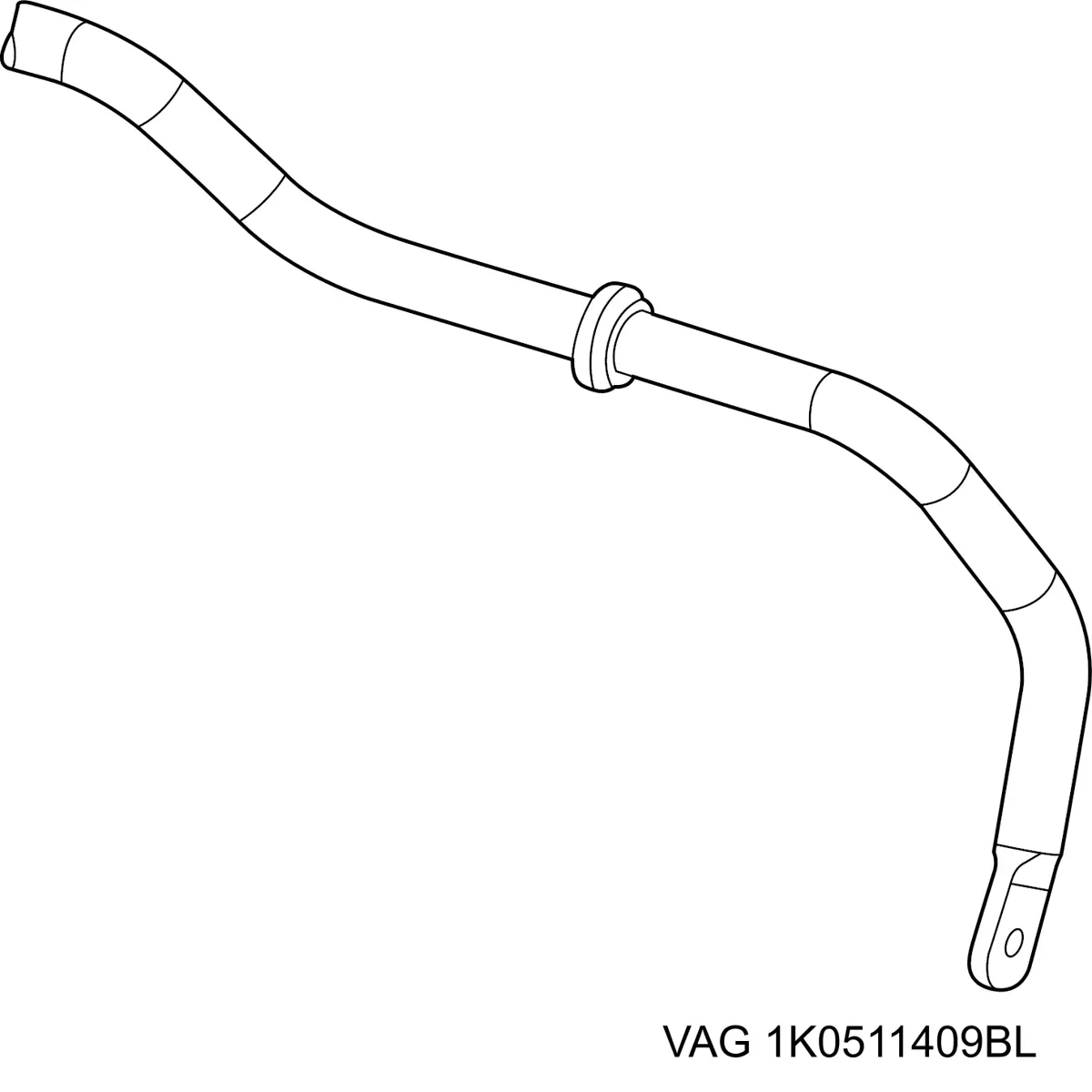 Stabilizator tylny do Volkswagen Jetta V 1K2