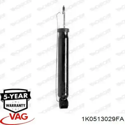Do koszyka 1K0513029FA VAG Amortyzator tylny