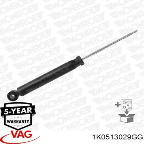 Amortyzator tylny VAG 1K0513029GG cena, od 59,57 USD