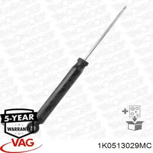 Amortyzator tylny VAG 1K0513029MC cena, od 29,89 USD
