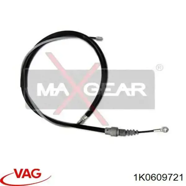 Linka hamulca ręcznego tylna prawa/lewa VAG 1K0609721 cena, od 15,88 USD