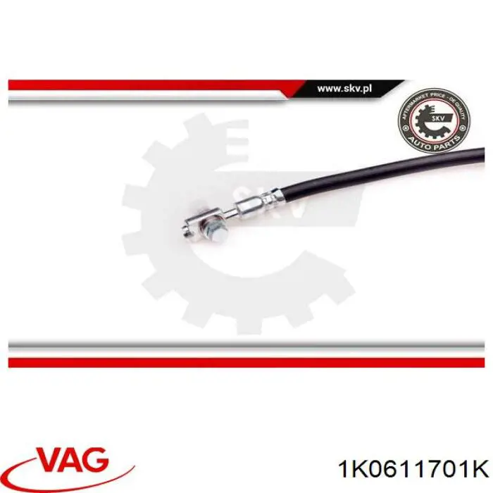 Przewód hamulcowy przedni 1K0611701K VAG