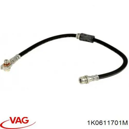 Przewód hamulcowy przedni VAG 1K0611701M cena, od 8,19 USD