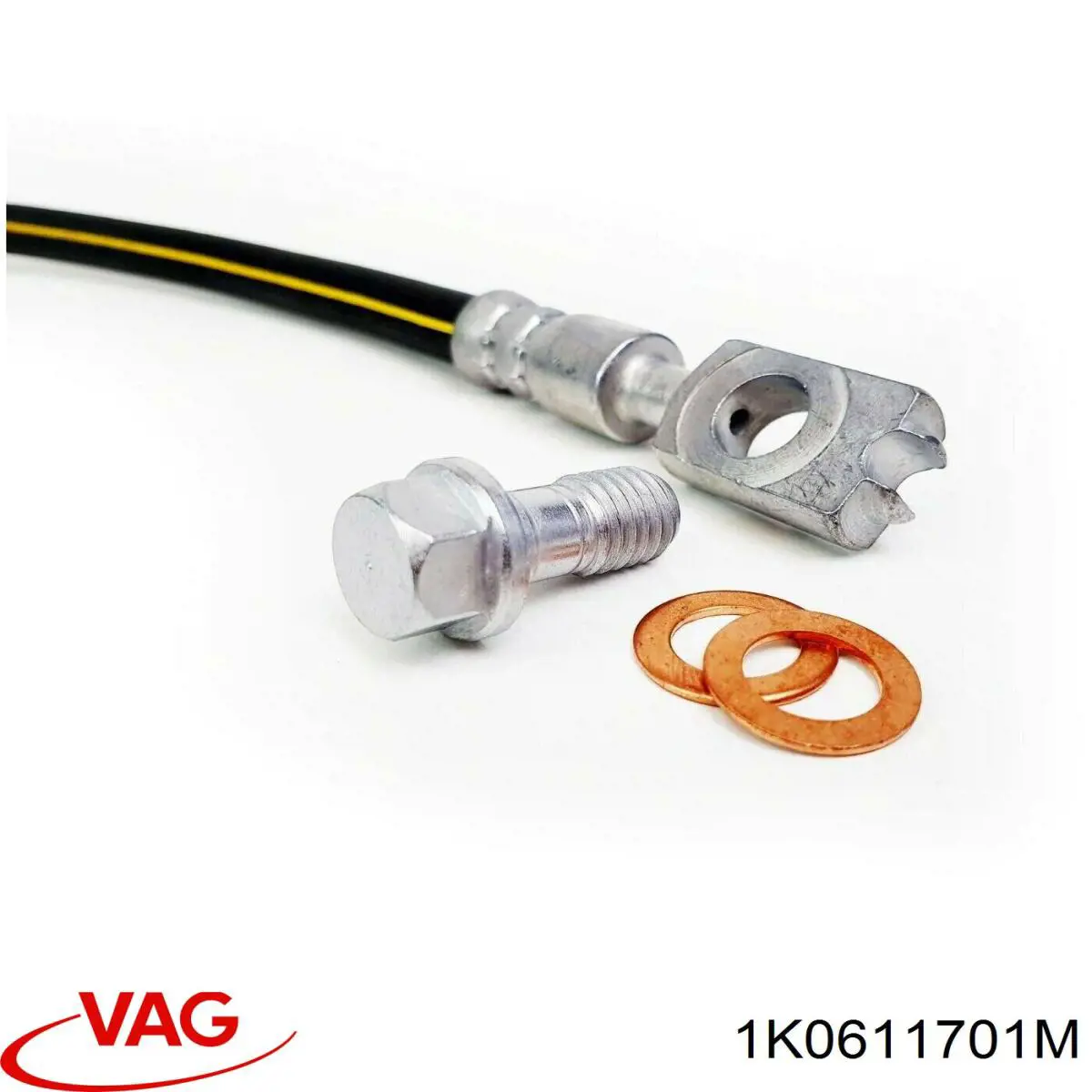 Do koszyka 1K0611701M VAG Przewód hamulcowy przedni