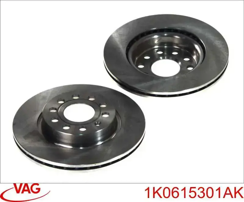 Tarcza hamulcowa przednia VAG 1K0615301AK cena, od 44,23 USD