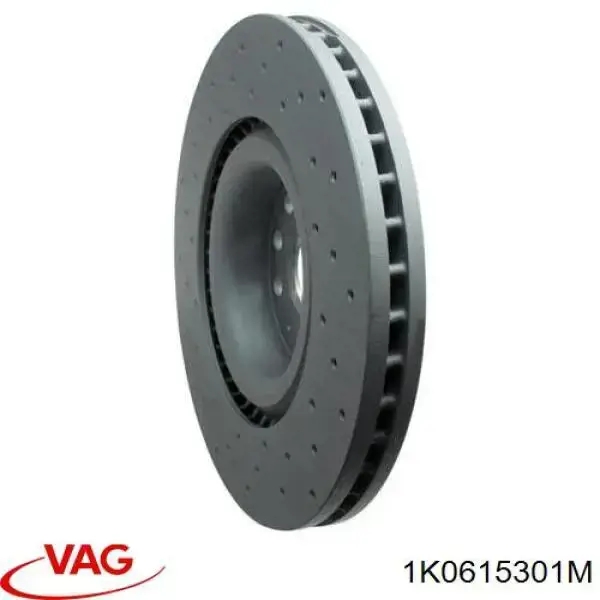 Tarcza hamulcowa przednia VAG 1K0615301M