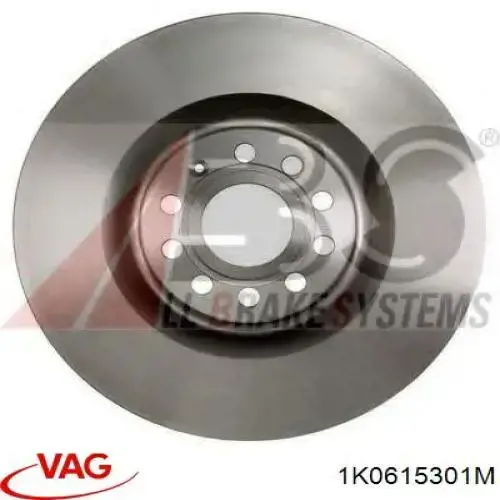 Tarcza hamulcowa przednia VAG 1K0615301M cena, od 115,73 USD