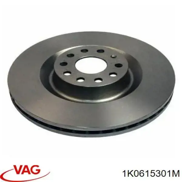 Do koszyka 1K0615301M VAG Tarcza hamulcowa przednia