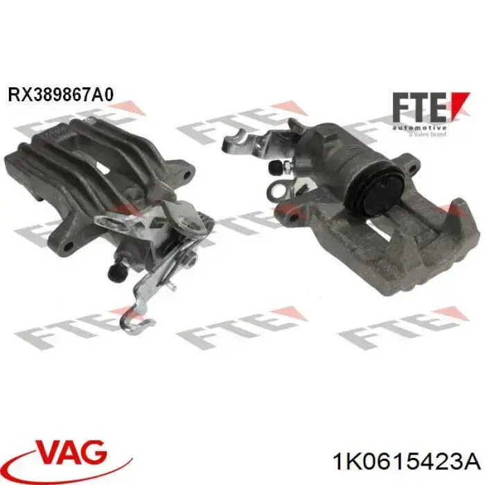 1K0615423A VAG Zacisk hamulcowy tylny lewy
