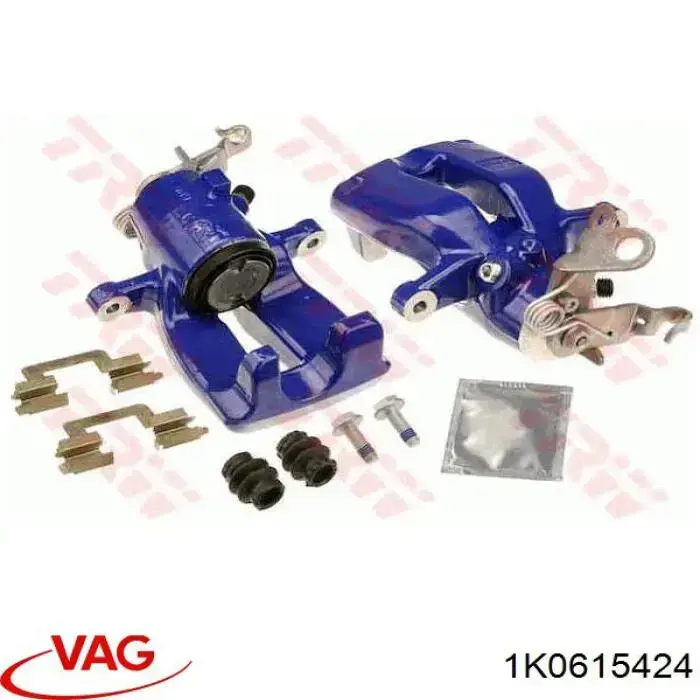 Zacisk hamulcowy tylny prawy VAG 1K0615424 cena, od 113,49 USD