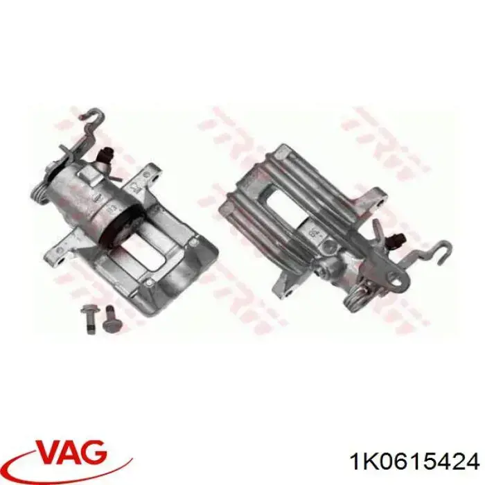 Zacisk hamulcowy tylny prawy 1K0615424 VAG