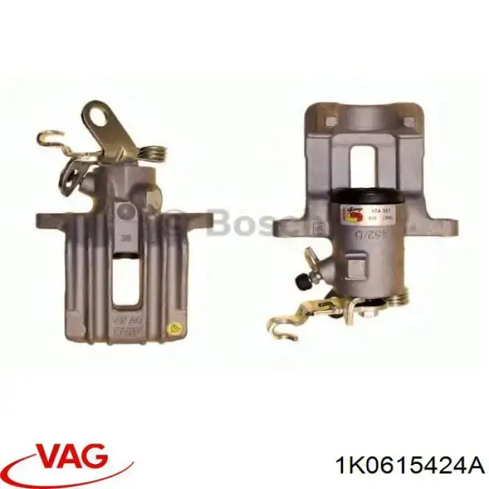 Zacisk hamulcowy tylny prawy 1K0615424A VAG