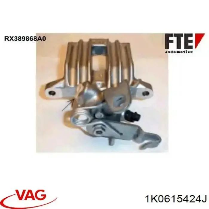 Zacisk hamulcowy tylny prawy 1K0615424J VAG