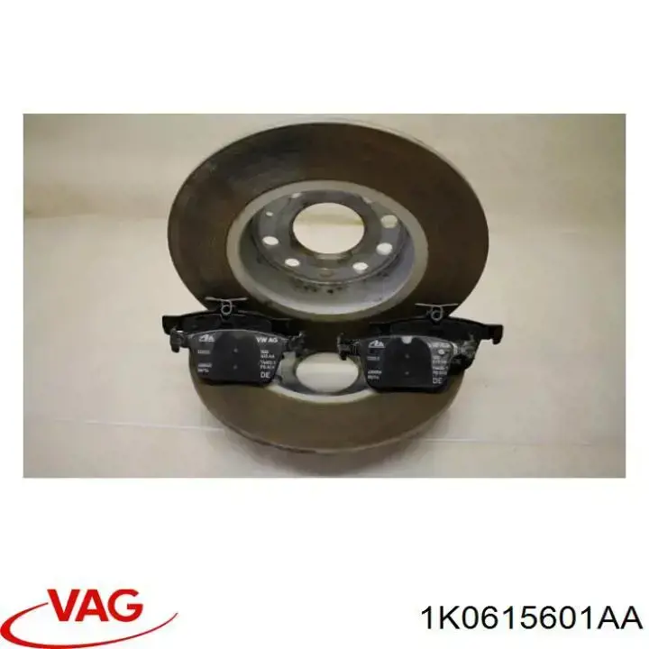 Tarcza hamulcowa tylna 1K0615601AA VAG