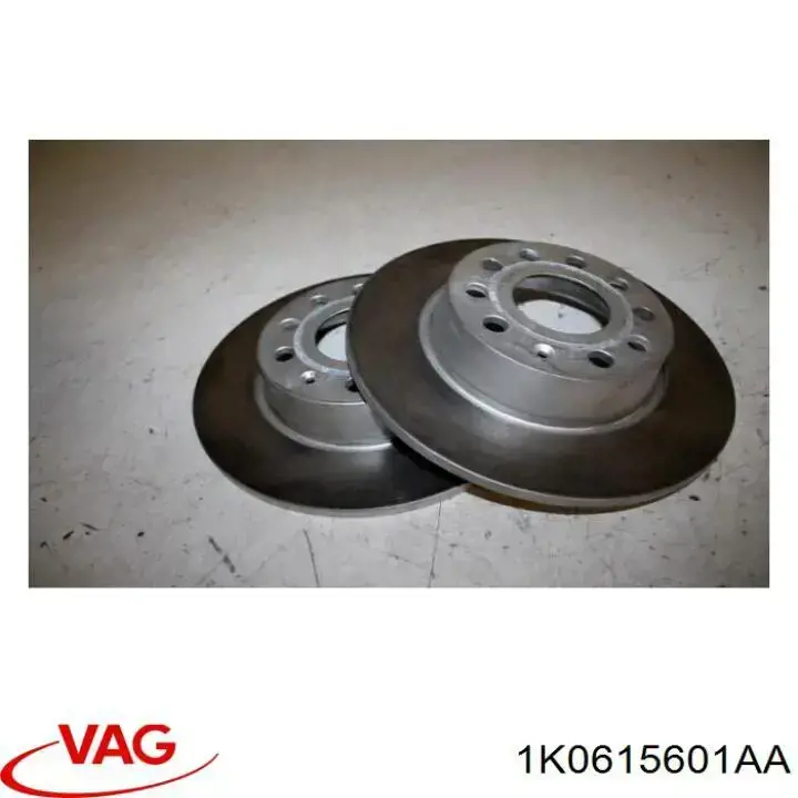 Tarcza hamulcowa tylna VAG 1K0615601AA