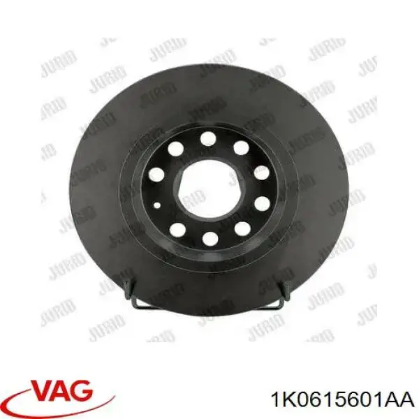 Do koszyka 1K0615601AA VAG Tarcza hamulcowa tylna