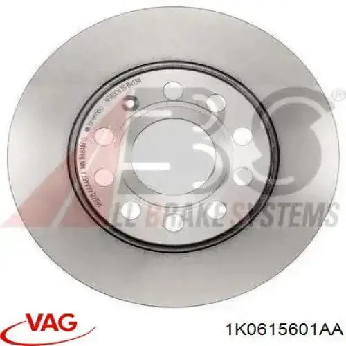 Tarcza hamulcowa tylna VAG 1K0615601AA cena, od 66,52 USD
