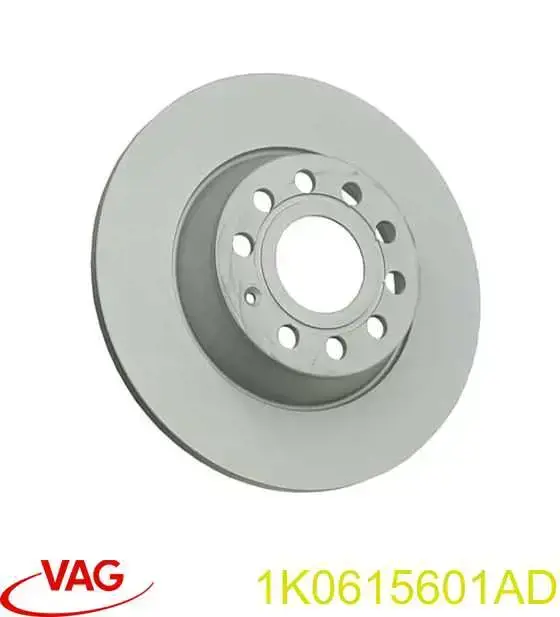 1K0615601AD VAG tarcza hamulcowa tylna