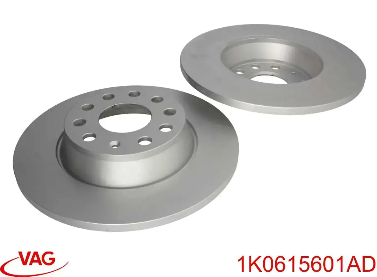 1K0615601AD VAG Tarcza hamulcowa tylna